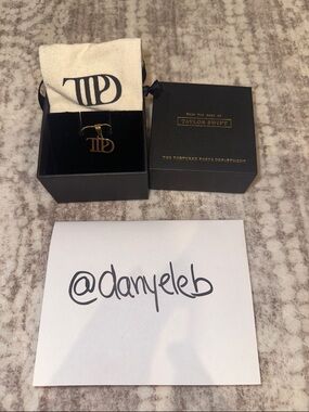 Taylor Swift The Tortured Poets Department Gold Necklace